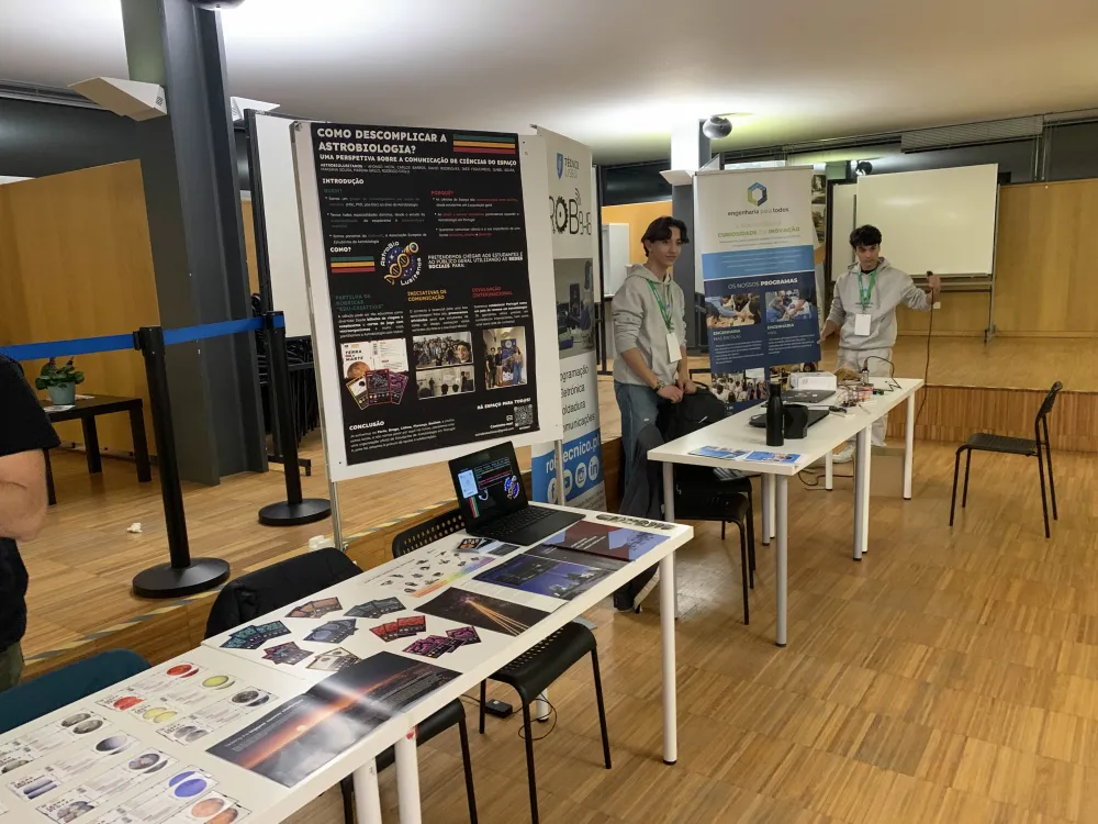 Banca da AstroBioLusitanos na SpaceSUITE